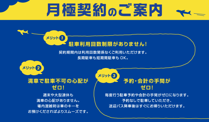 月極契約のご案内